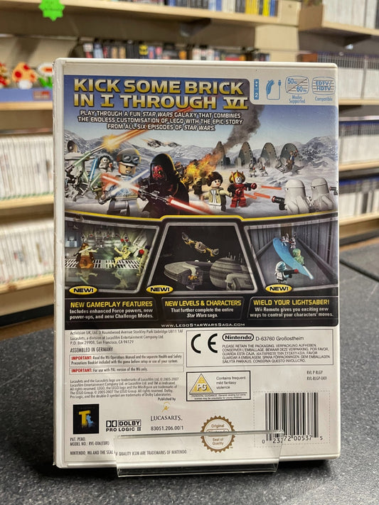 LEGO Star Wars: The Complete Saga - Nintendo Wii - Boxed with Manual