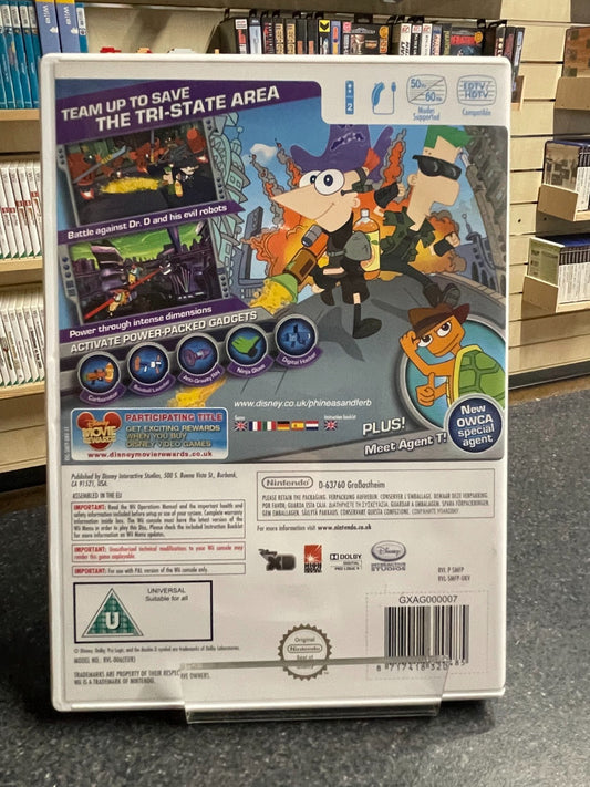 Phineas and Ferb Across The 2nd Dimension - Nintendo Wii - Boxed