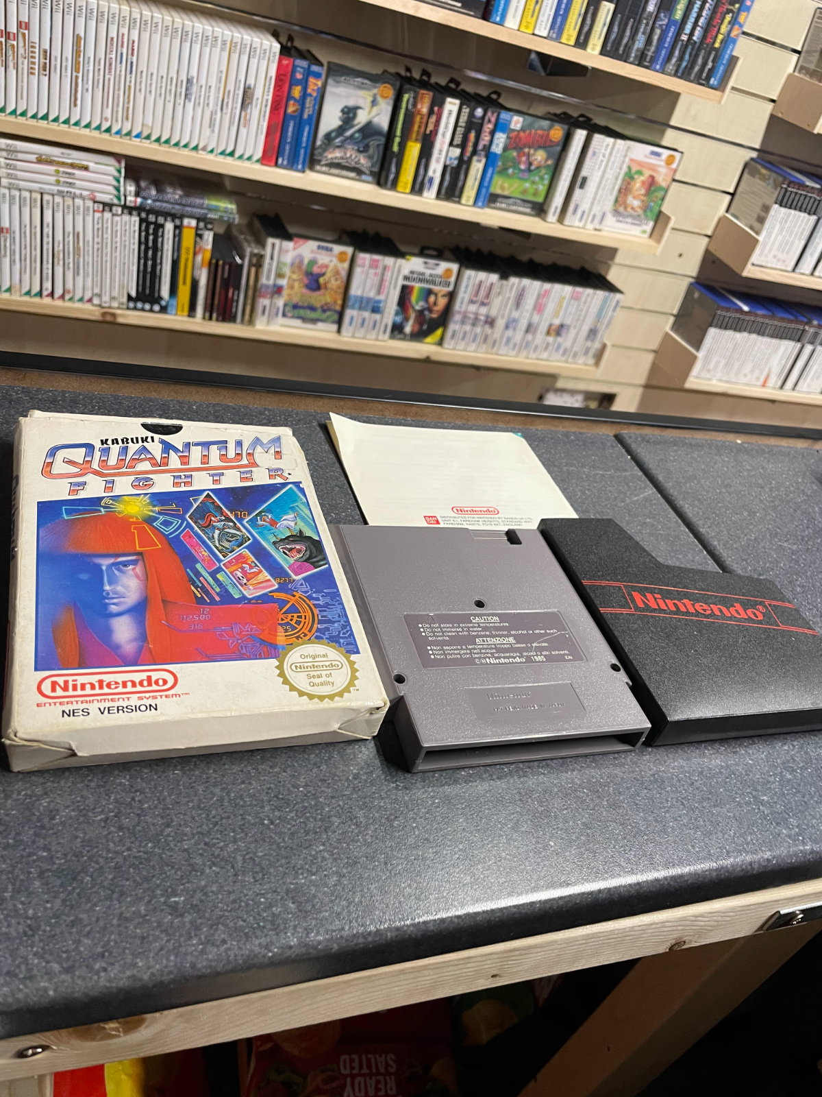 Kabuki Quantum Fighter -Nintendo Entertainment System NES - Complete with Manual