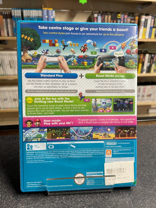 Super Mario Bros.U - Nintendo Wii U - Boxed No Manual