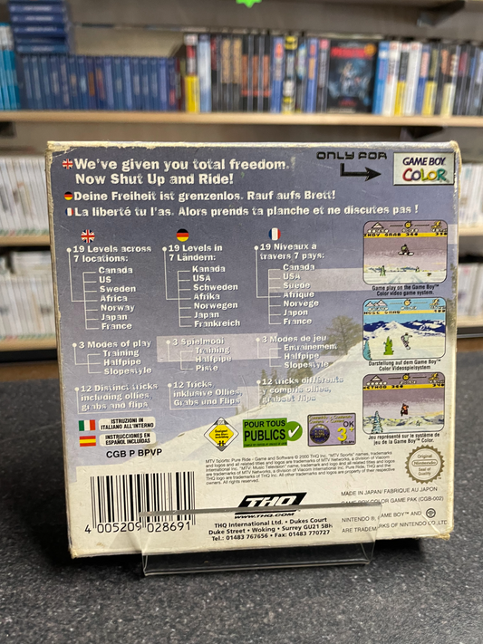 Pure Ride - Nintendo Game Boy Color - Complete with Manual