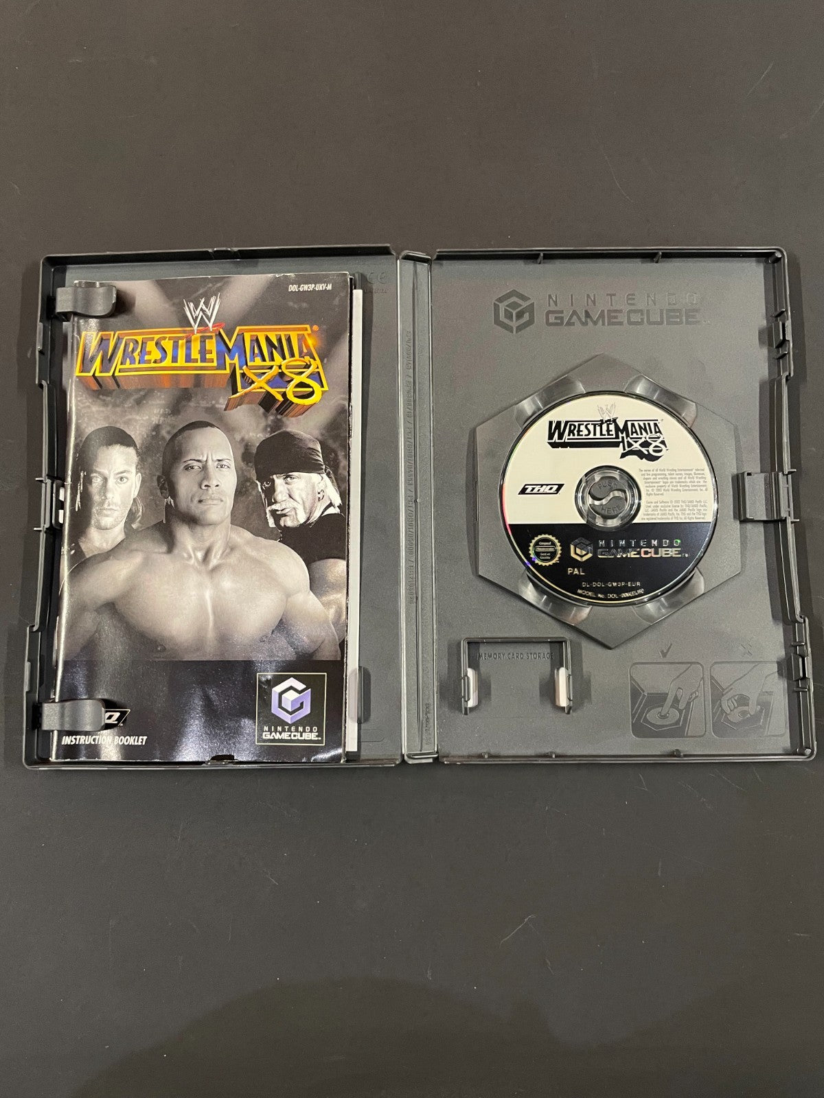 Wrestle Mania X8 - Nintendo Gamecube - Complete with Manual