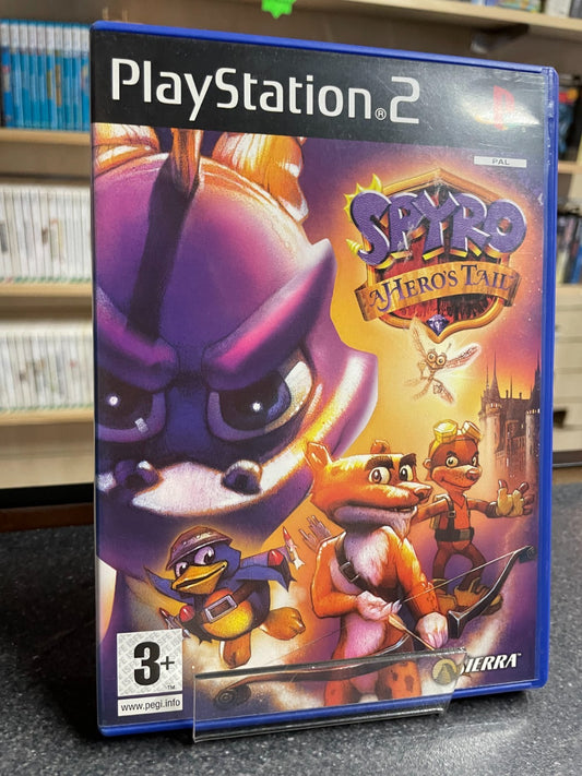 Spyro A Hero's Tale - Sony Playstation 2 PS2 - Boxed w/Manual