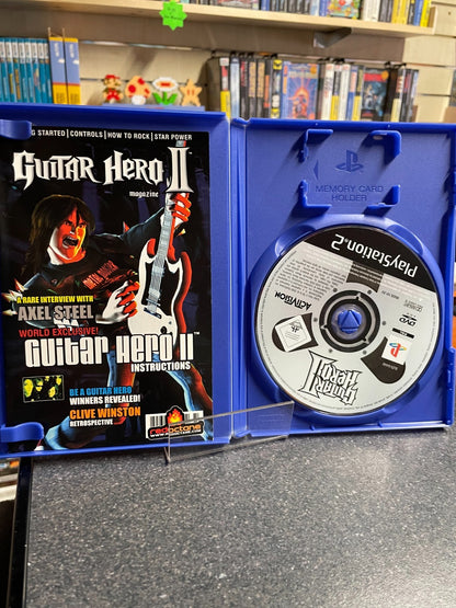 Guitar Hero II 2- Sony Playstation 2 PS2 - Boxed w/Manual
