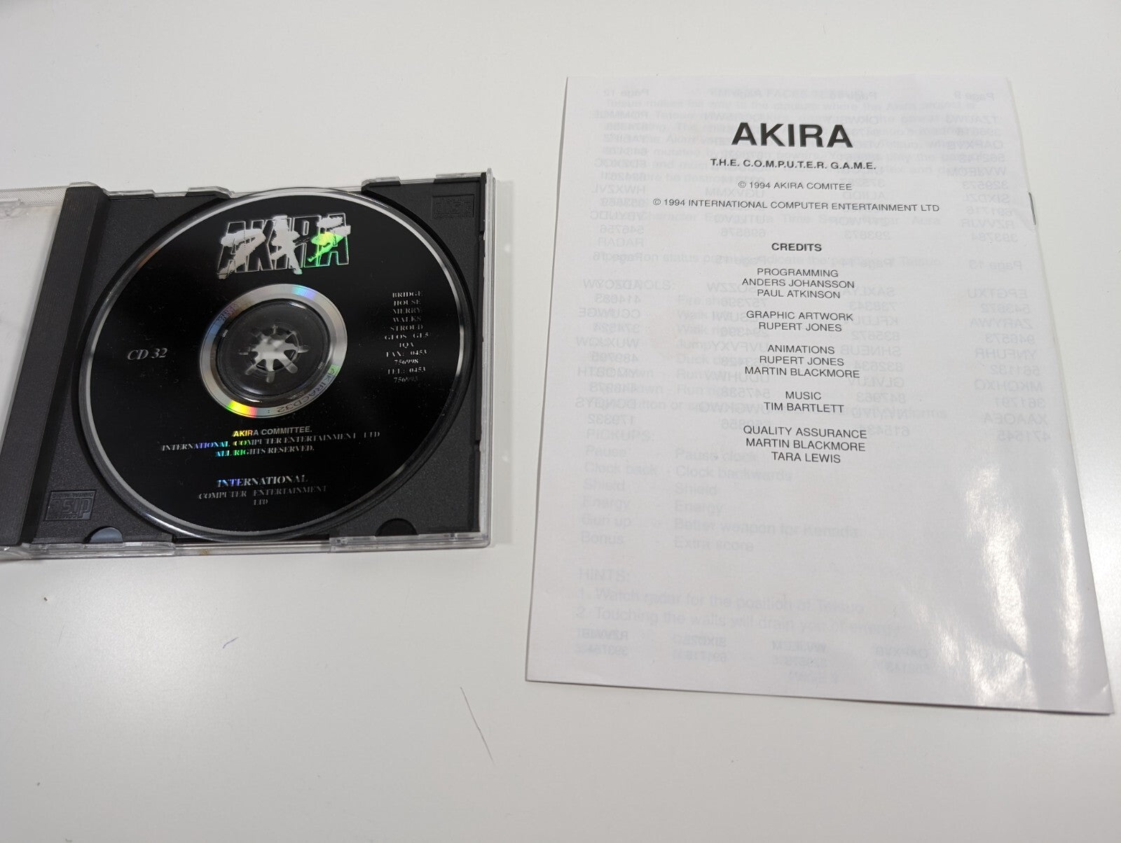 Akira - Commodore Amiga CD32 - Big Box - No T-Shirt