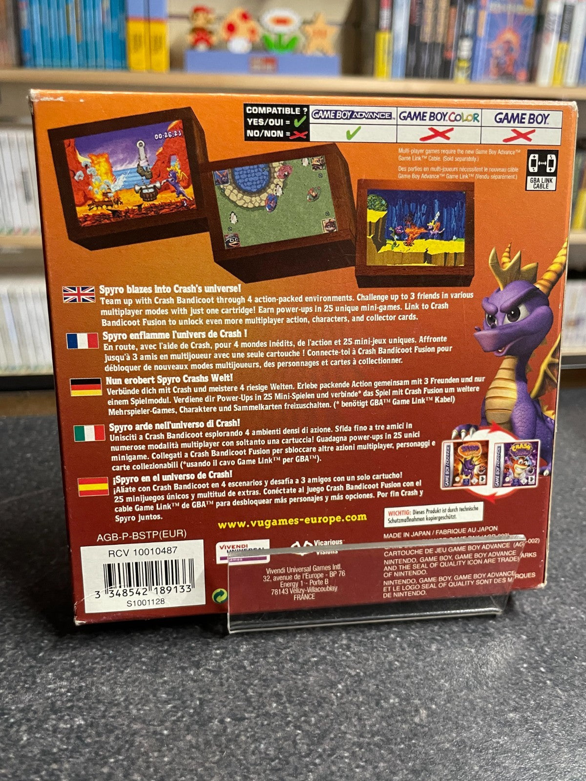 Spyro Fusion - GameBoy Advance - Boxed with Manual
