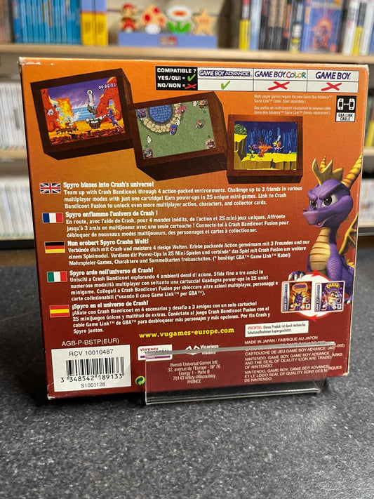 Spyro Fusion - GameBoy Advance - Boxed with Manual