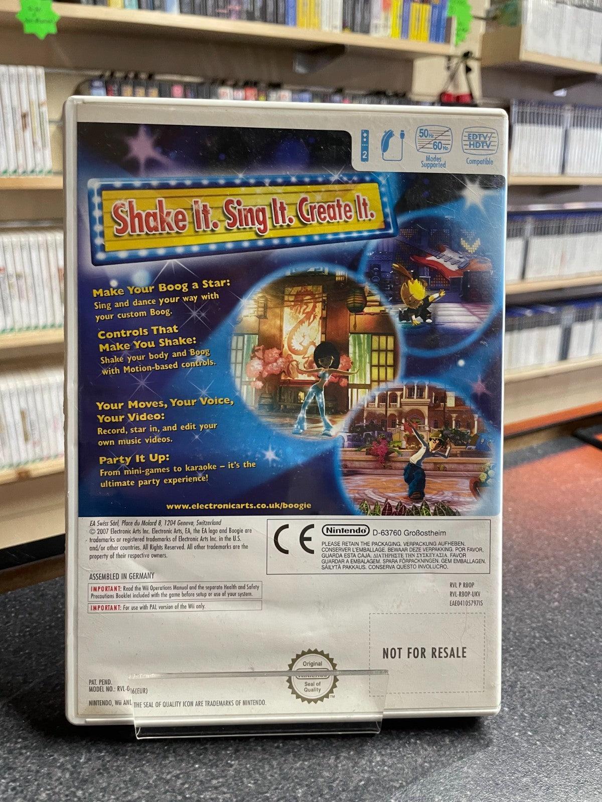 Boogie - Nintendo Wii - Complete with Manual