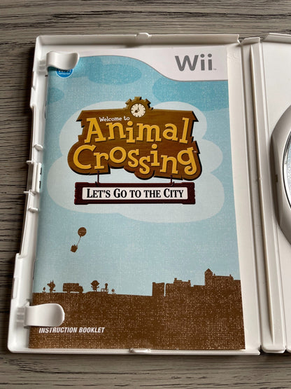 Animal Crossing: Lets go to the City - Nintendo Wii - Complete with Manual VGC