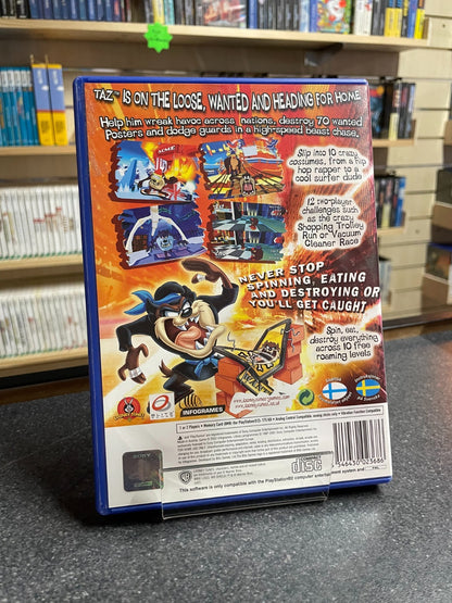 Taz: Wanted - Sony Playstation 2 PS2 - Boxed w/Manual