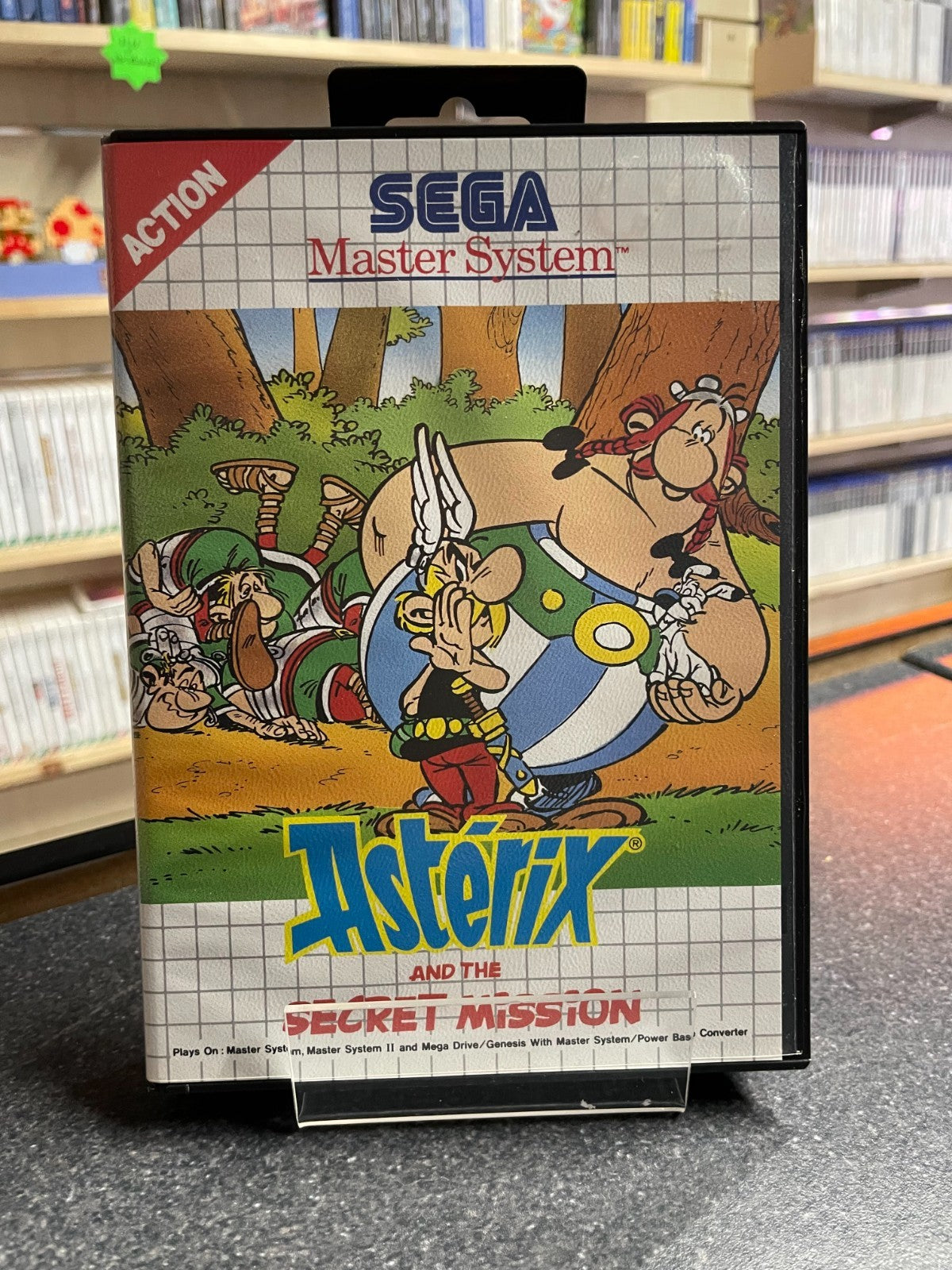Asterix and the Secret Mission - Sega Master System - Boxed with Manual