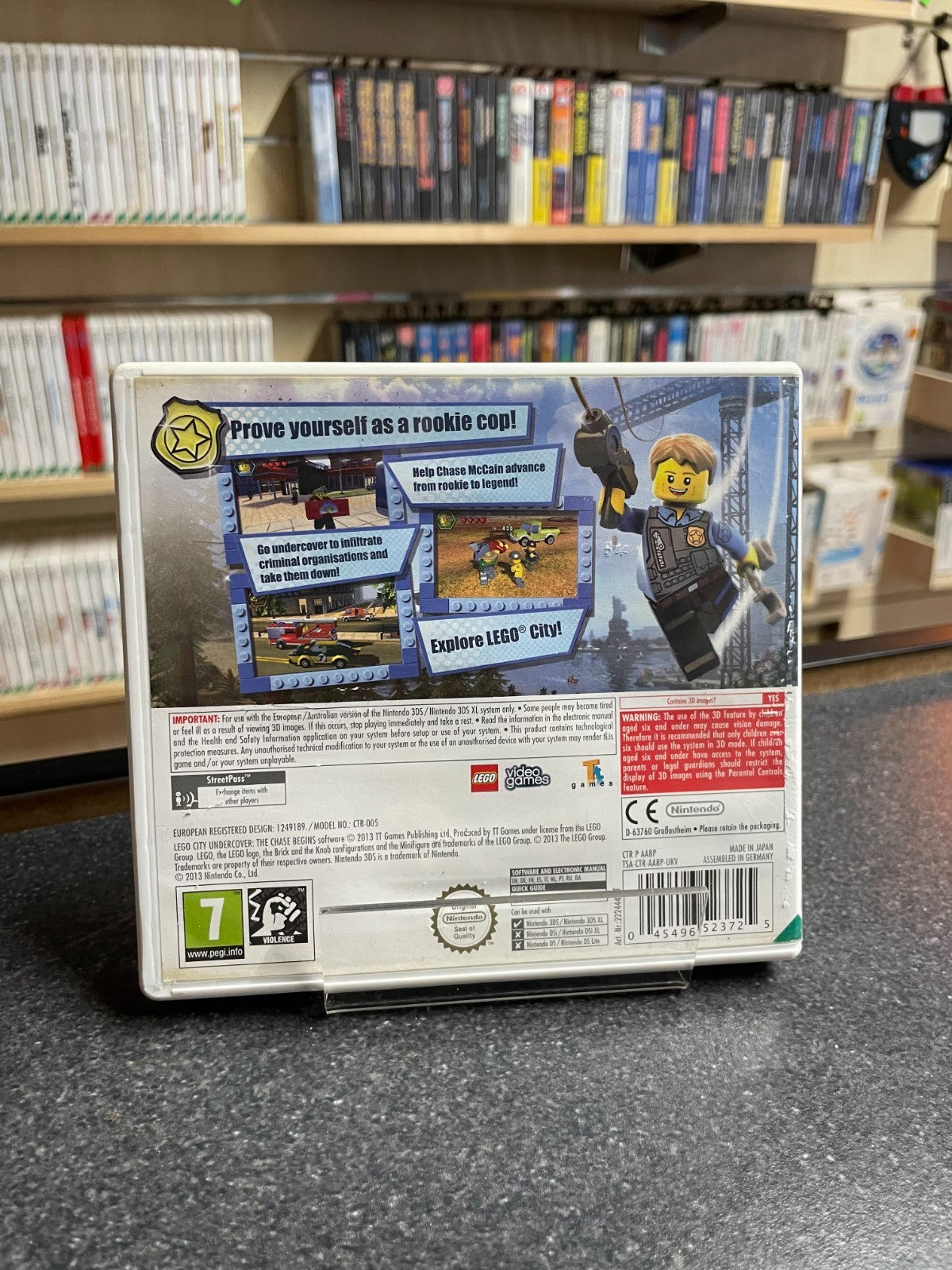 LEGO City Undercover: The Chase Begins - Nintendo 3DS - Boxed with Manual