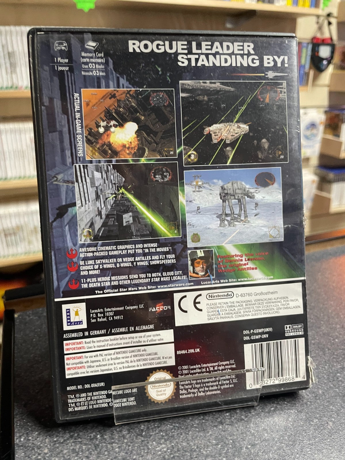 Star Wars Rogue Leader - Nintendo GameCube - Boxed no Manual