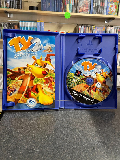 TY 2: The Tasmainian Tiger Bush Rescue - Sony Playstation 2 PS2  -Boxed w/Manual