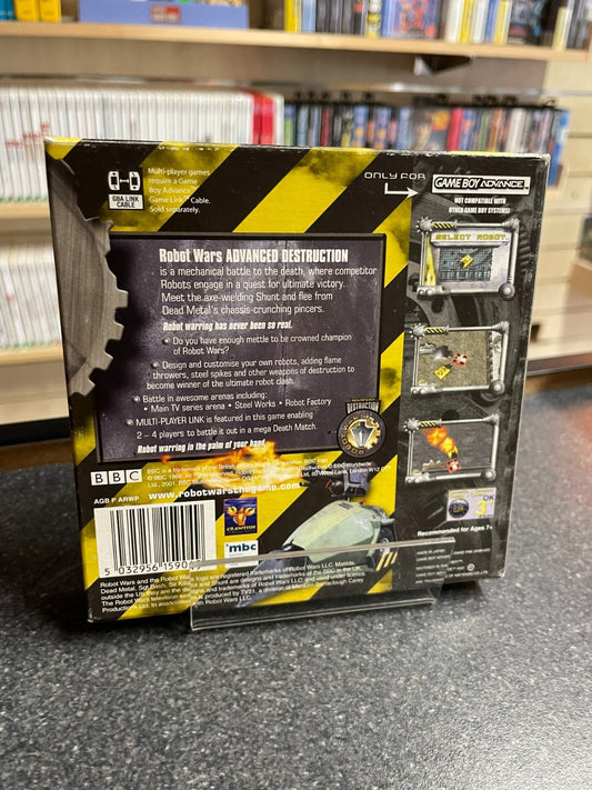 Robot Wars: Advanced Destruction - GameBoy Advance - Boxed with Manual