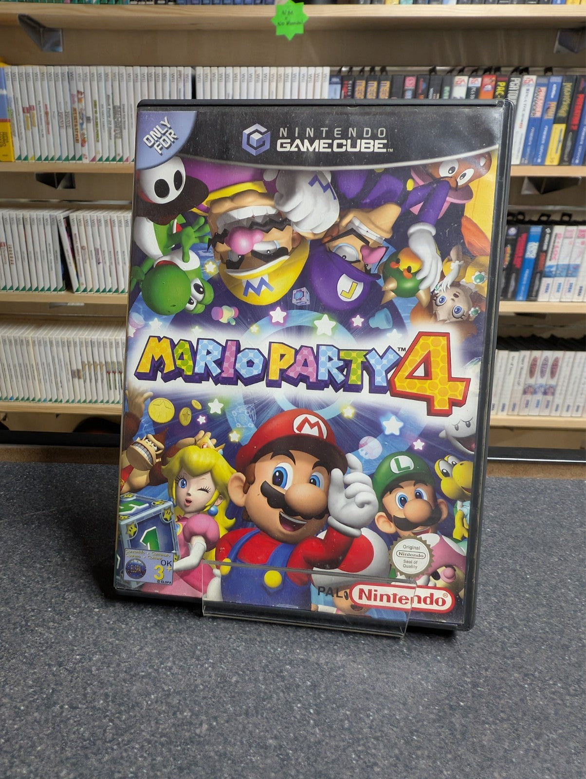 Mario Party 4 - **AUTHORISED FOR RENTAL COPY** - Nintendo Gamecube