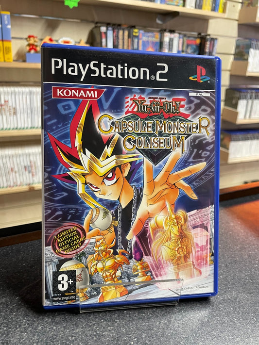 Yu-Gi-Oh! Capsule Monster Collseum - Sony Playstation 2 PS2 - Boxed w/Manual