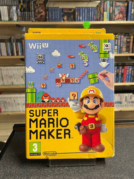 Super Mario Maker - Nintendo Wii U - Special Edition Complete with Manual & Book