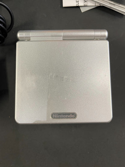 Nintendo GameBoy Advance SP - Silver - Complete & Boxed