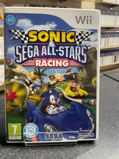 Sonic & Sega All-Stars Racing - Nintendo Wii  - Boxed with Manual