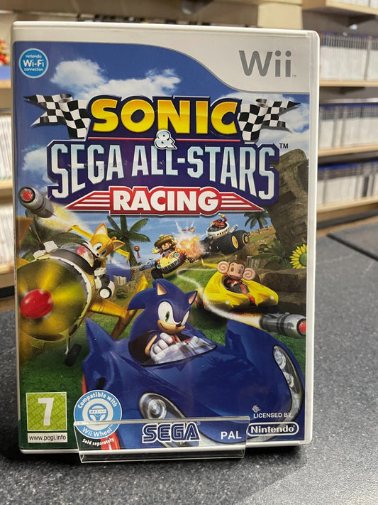 Sonic & Sega All-Stars Racing - Nintendo Wii  - Boxed with Manual