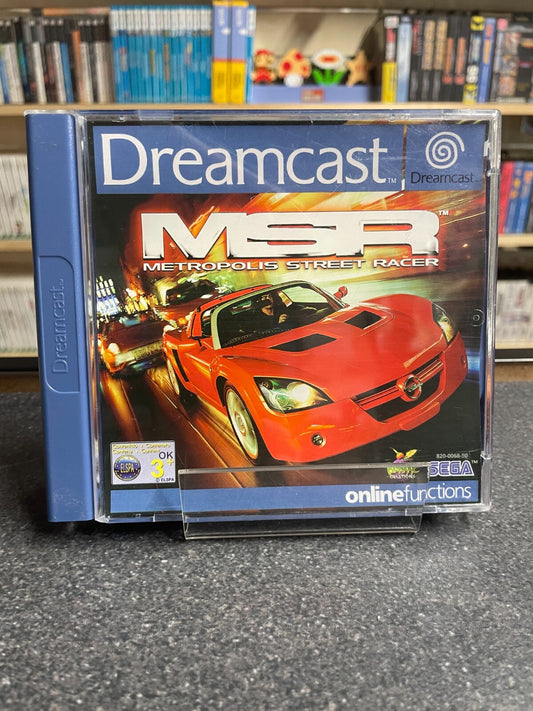 MSR Metropolis Street Racer - SEGA Dreamcast - Complete with Manual