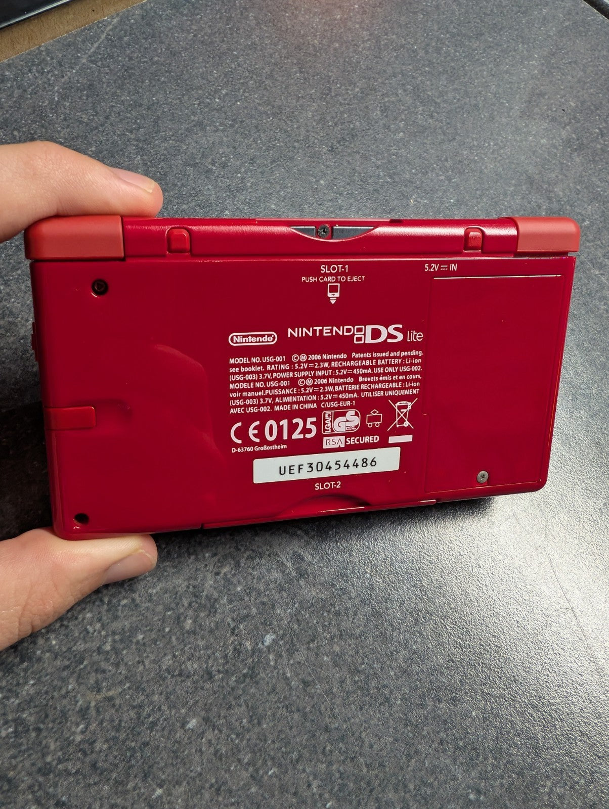 Nintendo DS Lite - Red - Boxed Near Mint Condition