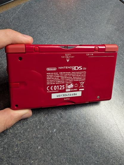 Nintendo DS Lite - Red - Boxed Near Mint Condition