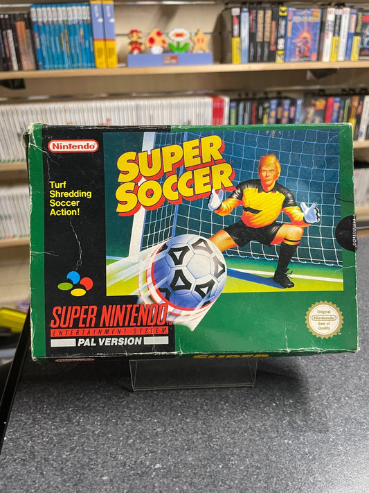 Super Soccer -Super Nintendo Entertainment System SNES - Boxed with Manual