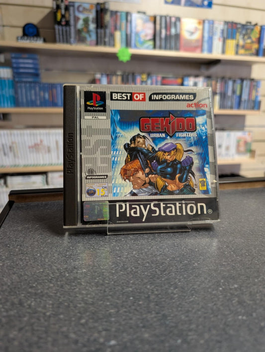 Gekido Urban Fighters - Play station 1 PS1 - Complete with Manual
