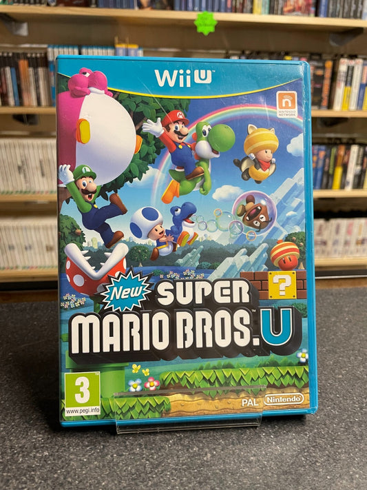 Super Mario Bros.U - Nintendo Wii U - Complete with Manual