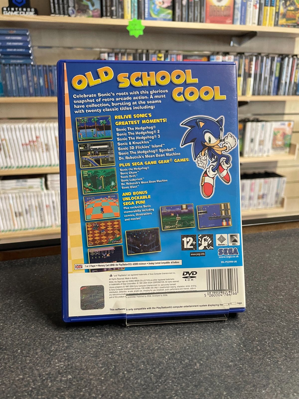 Sonic Plus Mega Collection - Play station 2 PS2 - Complete with Manual