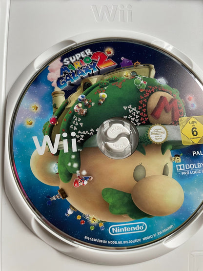 Super Mario Galaxy 2 - Nintendo Wii - Complete with Manual