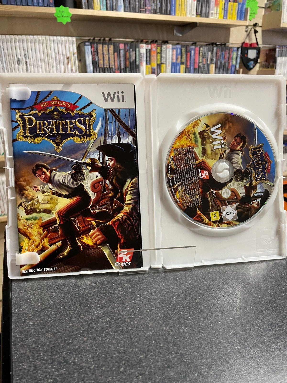 Sid Meier's Pirates! - Nintendo Wii - Boxed with Manual