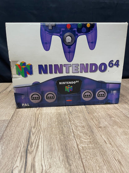 Nintendo 64 - N64 - Grape/Purple - Boxed & Complete with Expansion Pak