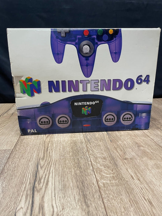 Nintendo 64 - N64 - Grape/Purple - Boxed & Complete with Expansion Pak