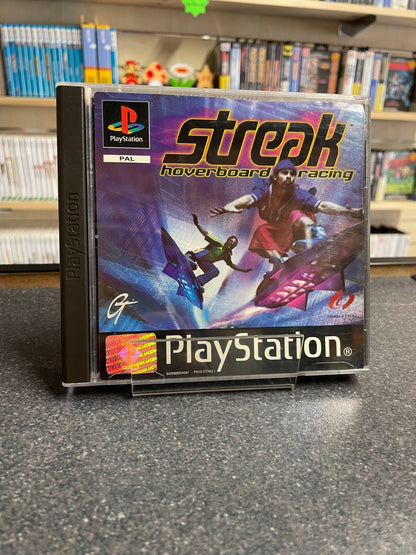 Streak: Hoverboard Racing - Sony PlayStation PS1  - Complete with Manual