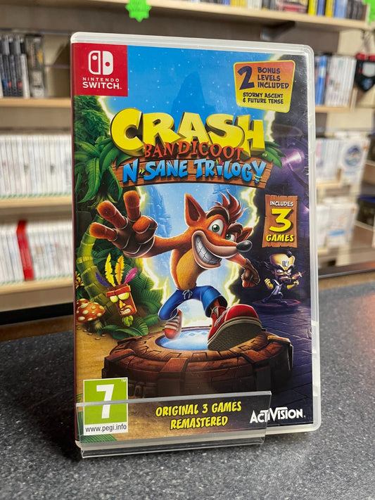 Crash Bandicoot N-Sane Trilogy - Nintendo Switch - Boxed