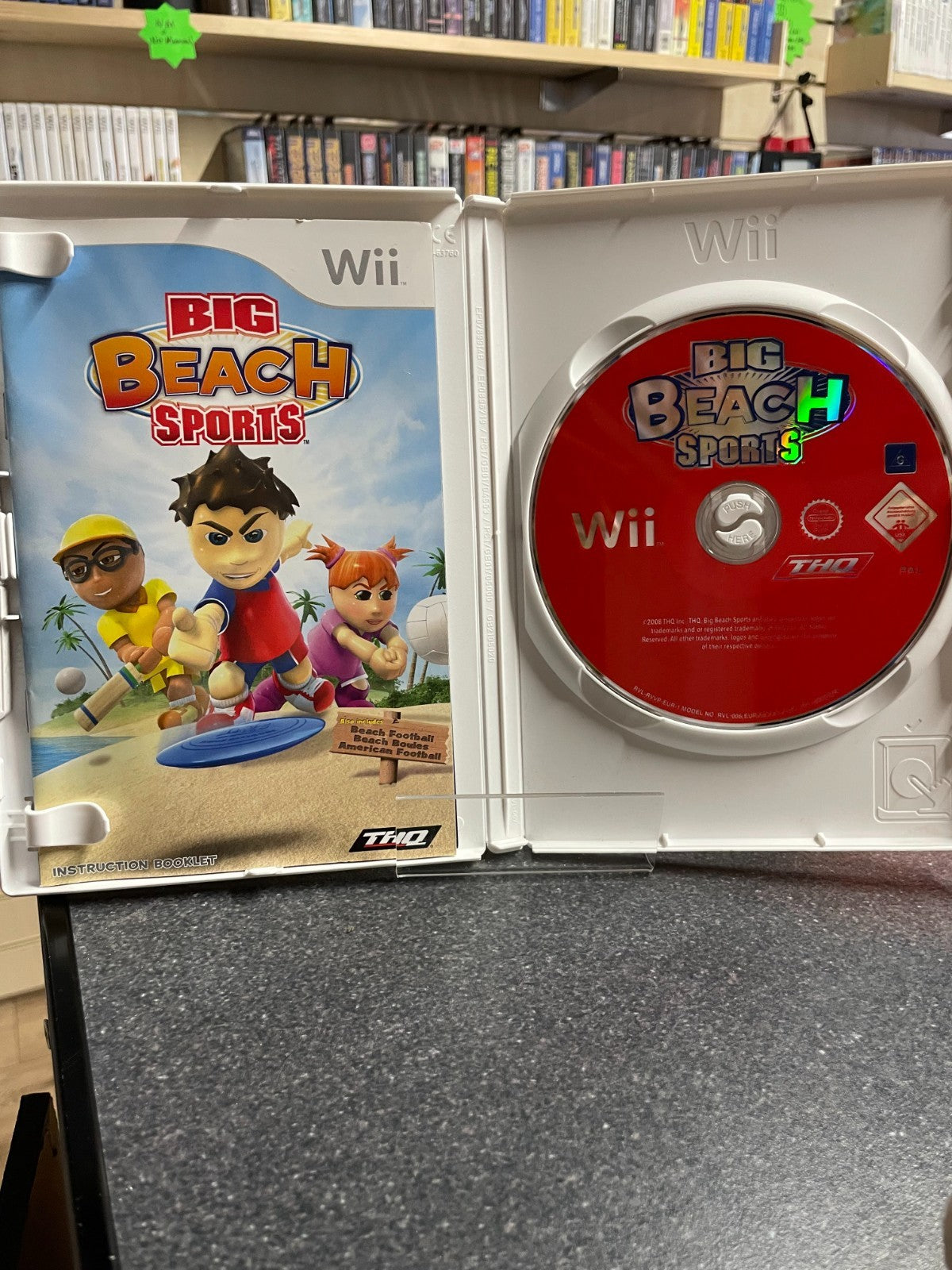 Big Beach Sports - Nintendo Wii  - Boxed with Manual