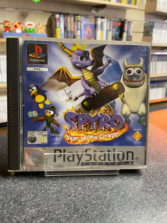 Spyro: Year of the Dragon - Sony Playstation One PS1 -Boxed with Manual