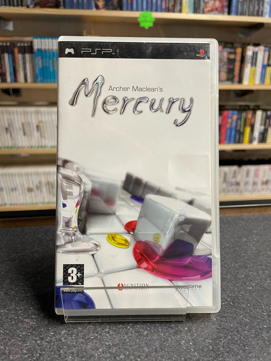 Archer Maclean's Mercury - Sony - PSP - Complete with Manual