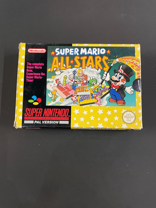 Super Mario All Stars - Nintendo SNES - Boxed with Manual