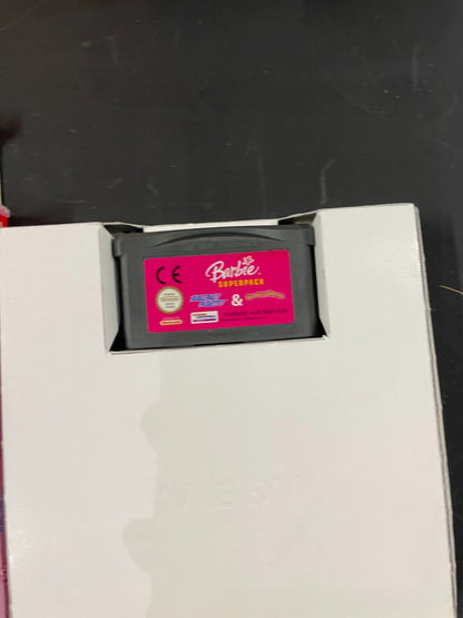 Barbie Secret Agent + Groovy Games Super Pack 2 in 1 - Nintendo GBA - W/Manual