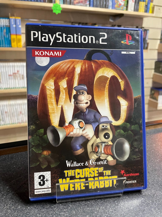 Wallace & Gromit: The Curse of the Were Rabbit- Sony Playstation 2 PS2 - W/Man