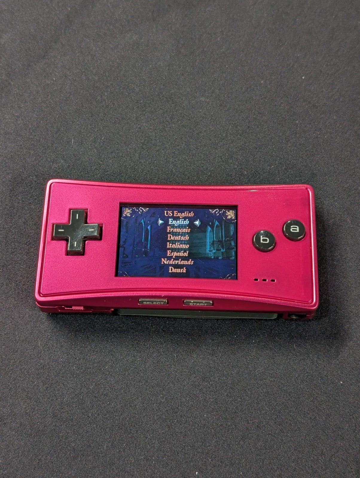 Nintendo Gameboy Micro - Pink - VGC with Charger