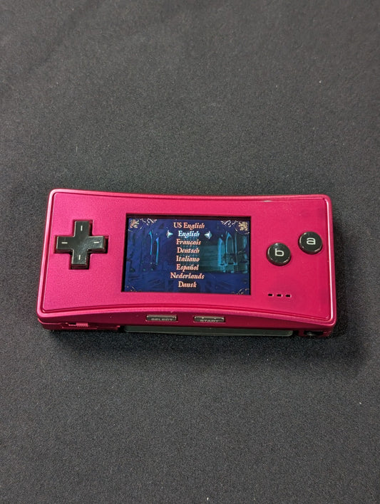 Nintendo Gameboy Micro - Pink - VGC with Charger