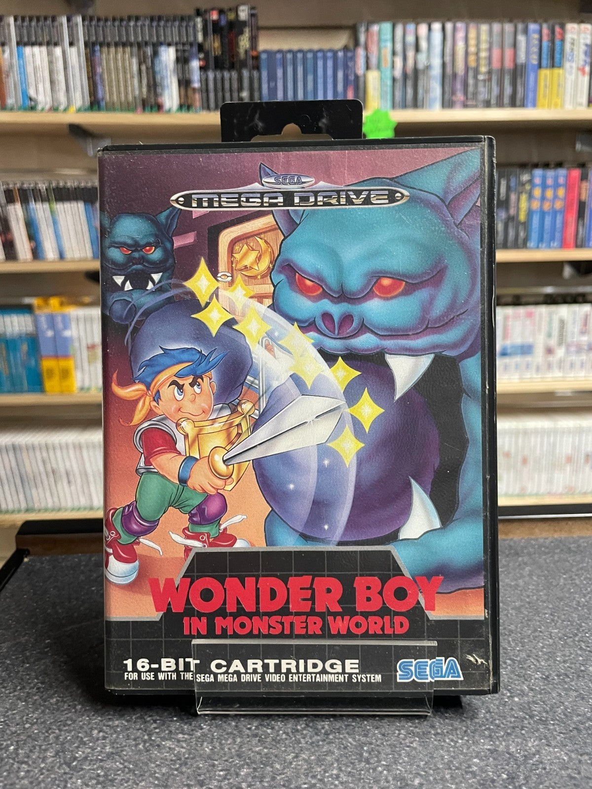 Wonder Boy in Monster World - Sega Mega Drive - Boxed no Manual