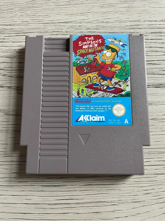 The Simpsons: Bart Vs. The Space Mutants - Nintendo NES - Cart Only