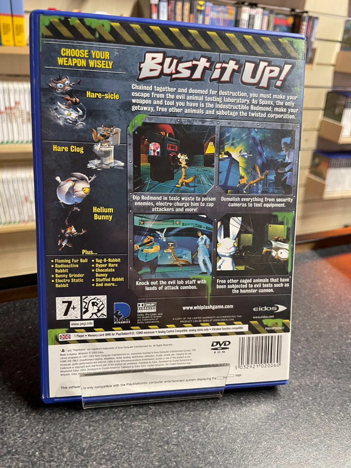 Whiplash - Sony Playstation 2 PS2 - Boxed w/Manual