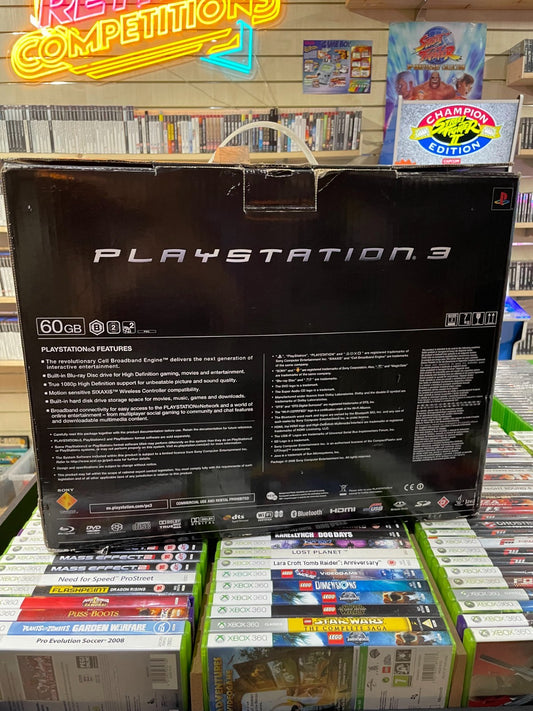 PS3 60GB Backwards Comp - Boxed - Two Controllers